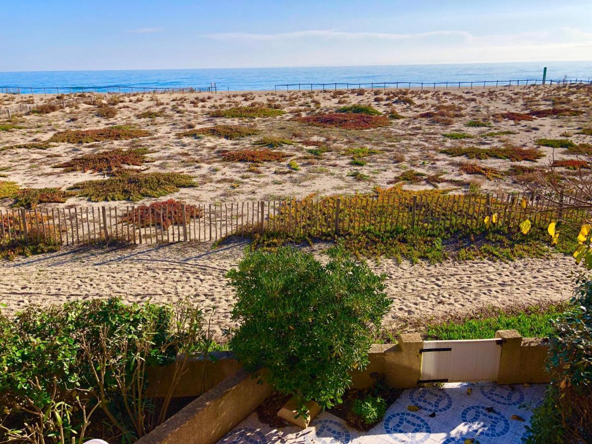 Barcaresa-Villa Sur Le Sable Vue Mer Panoramique Piscine Clim Wifi Le Barcarès Eksteriør billede