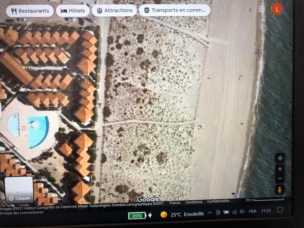 Barcaresa-Villa Sur Le Sable Vue Mer Panoramique Piscine Clim Wifi Le Barcarès Eksteriør billede