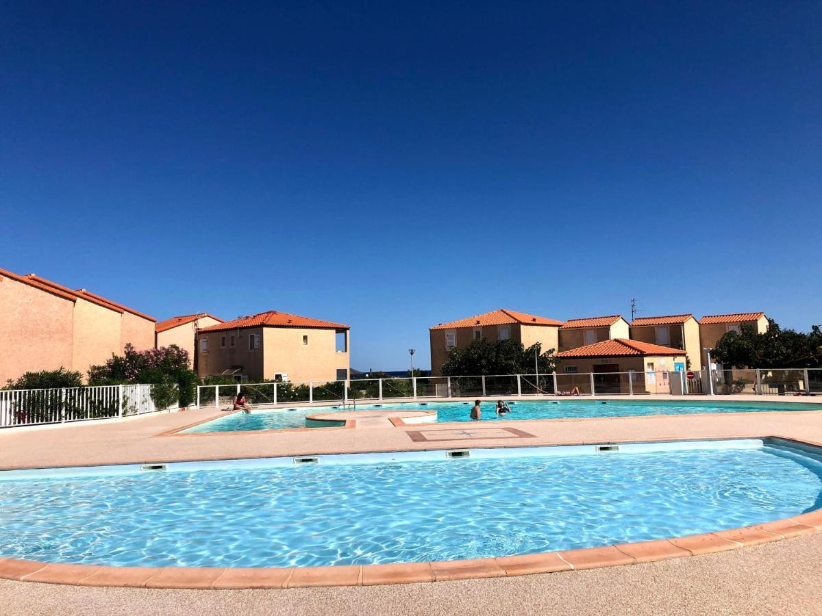 Barcaresa-Villa Sur Le Sable Vue Mer Panoramique Piscine Clim Wifi Le Barcarès Eksteriør billede